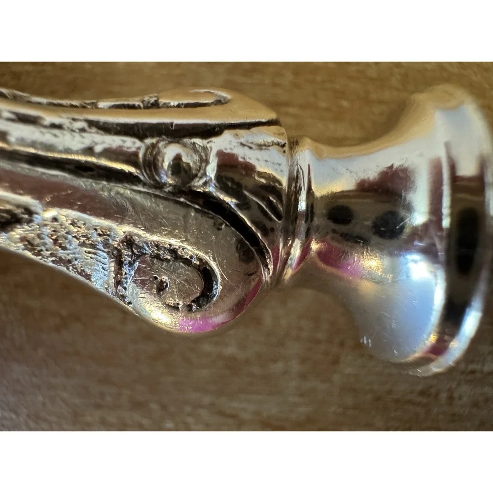 Antique English Victorian Crumb Tray Scoop Silver Plated
